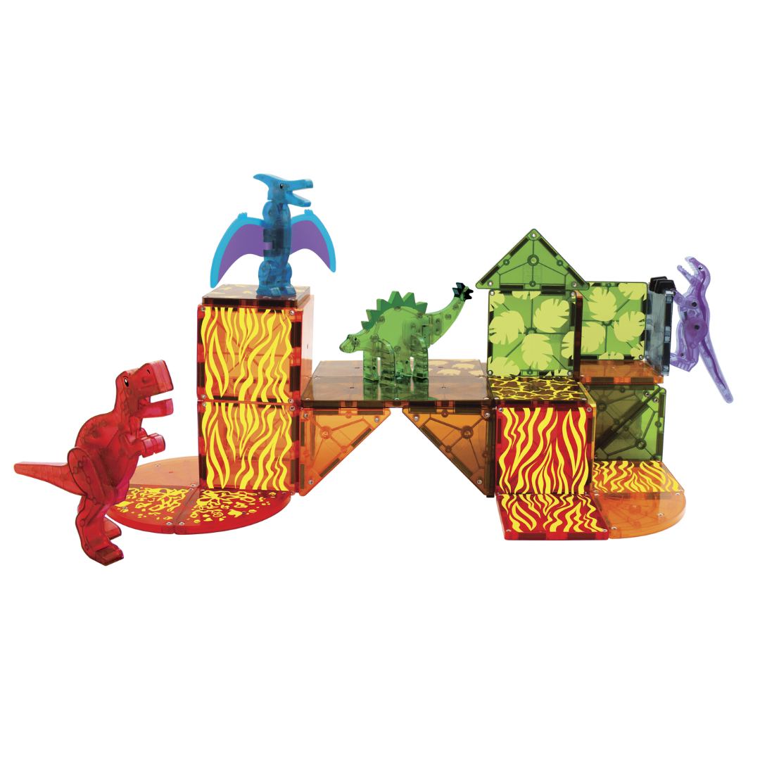 Magna-Tiles – Dino World – 40 Piece Set