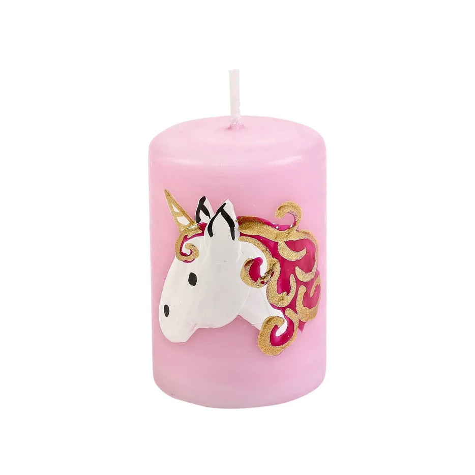 Ahrens Tall Tealight Candle - Unicorn