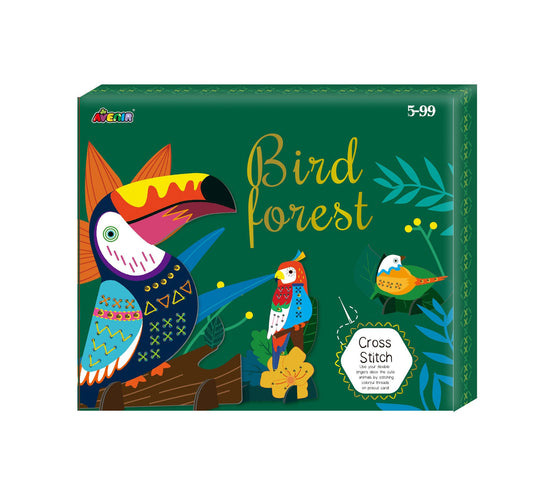 Cross Stitch Set – Bird Forest