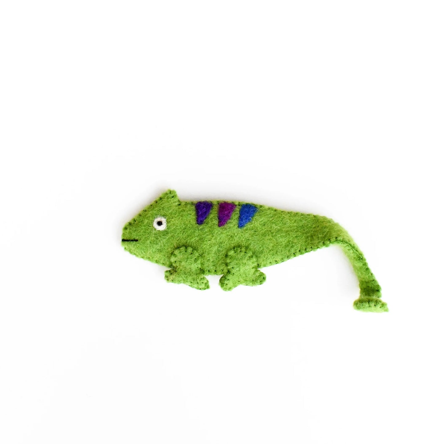 Felt Finger Puppet – Chameleon