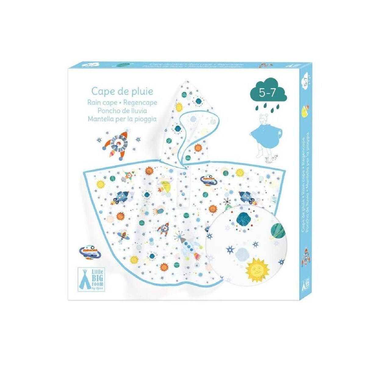 Rain Cape - Rocket Ship