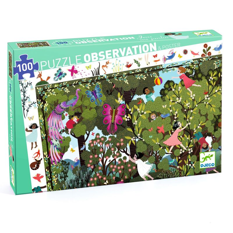 Garden Play Time – 100-piece Observation Puzzle