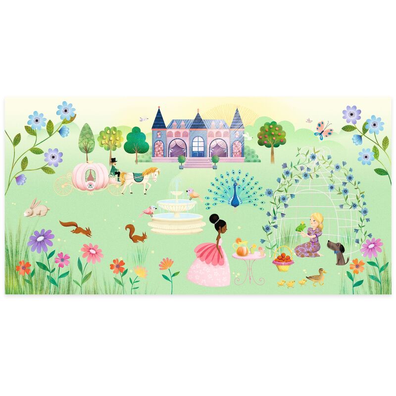 'Life in the Castle' Repositionable Sticker Scene Set