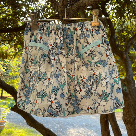 Handmade Organic Skirt – Winter Floral