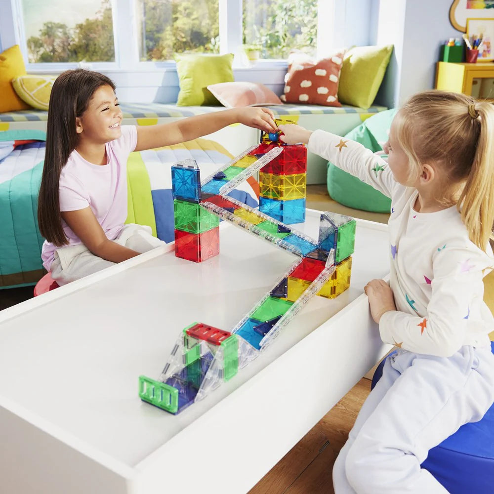 Magna-Tiles – Rail Racers Deluxe – 90 Piece Set