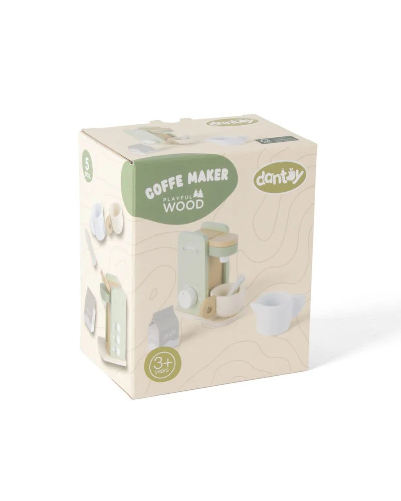 Dantoy Playful Wood - Espresso Coffee Machine