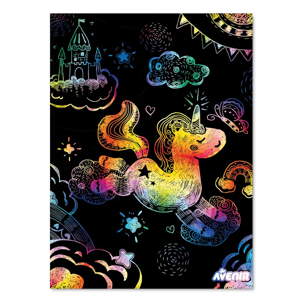 Scratch & Stencil - Unicorns