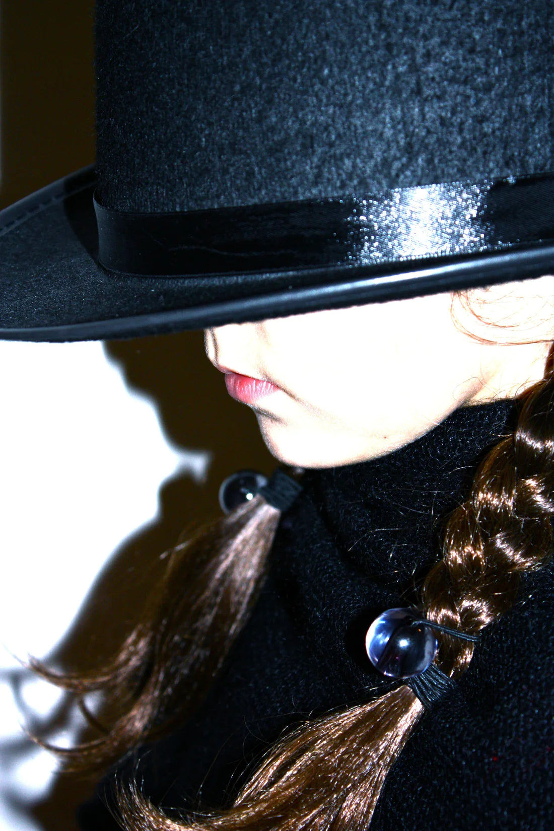 Original schwarze Bobble-Haargummis „Top Hat“.