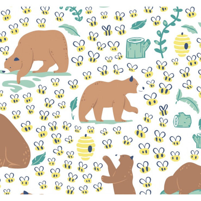 Set Bayi Tiga Keping - Bayi Beruang - Kapas Organik