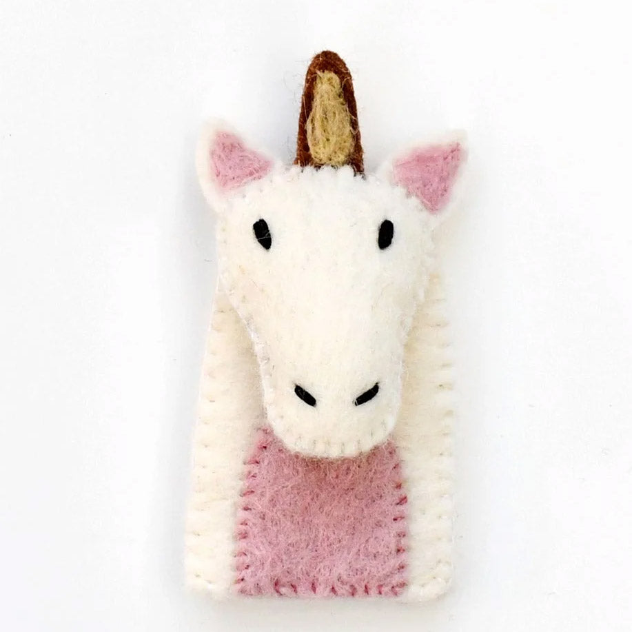 Felt Finger Puppet Unicorn – Hugs For Kids - Main Image