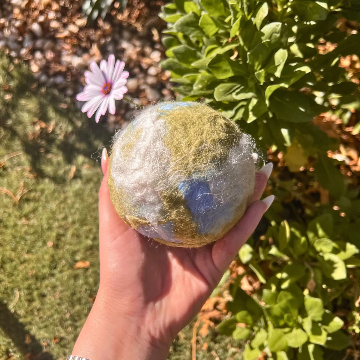 Wet or Dry Felting Starter Kit with Plant Dyed Fleece