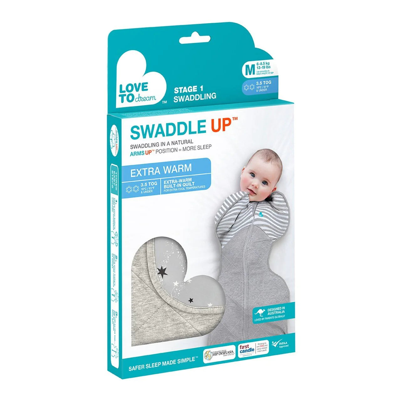 Love to Dream Extra Warm Swaddle Up (M 6-8.5kg)