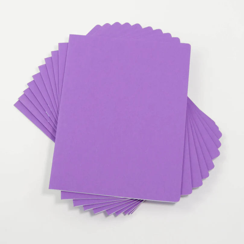 Medium Lesson Book Portrait 24x32cm - Purple