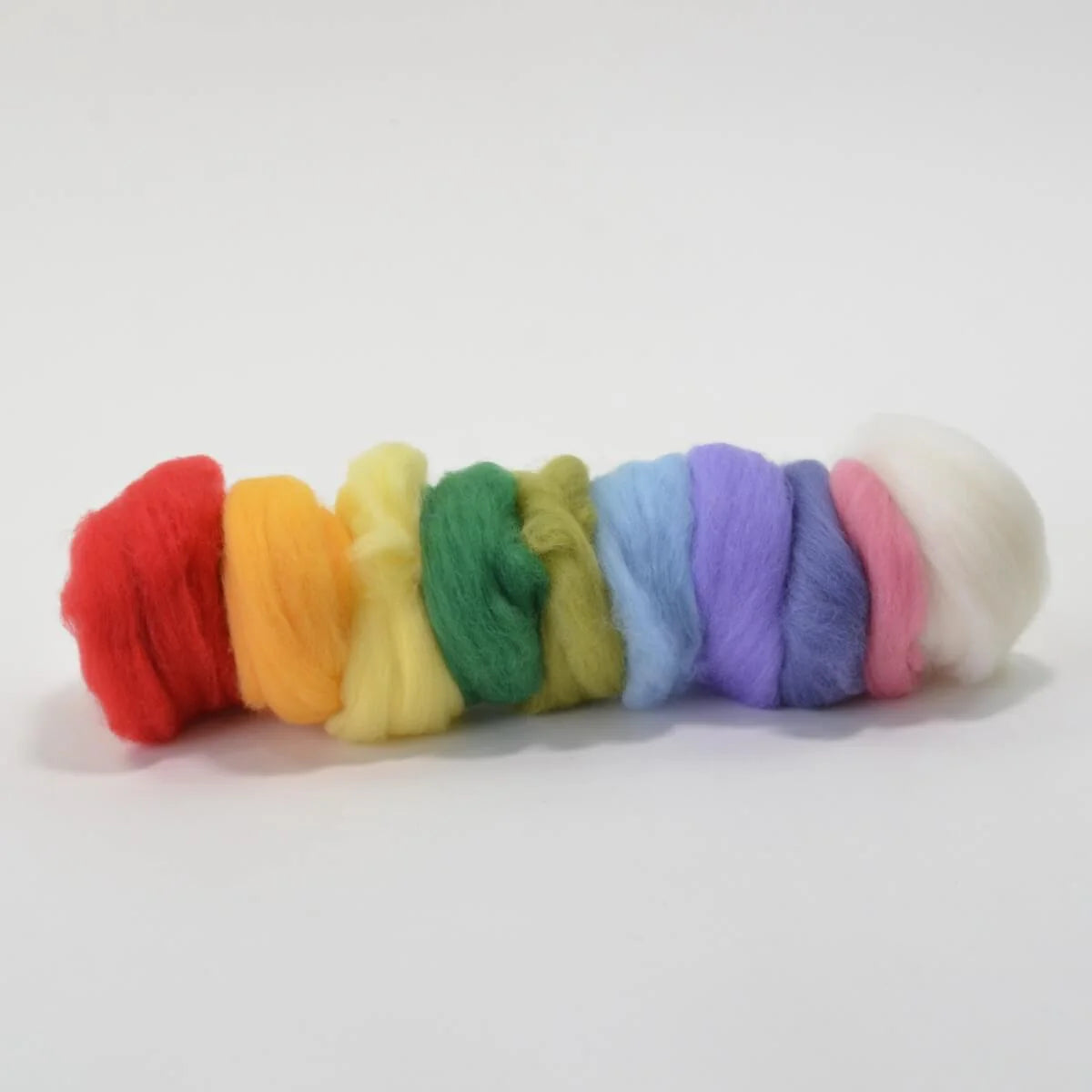 Merino Wool Fleece 100gm Mixed Colour Pack