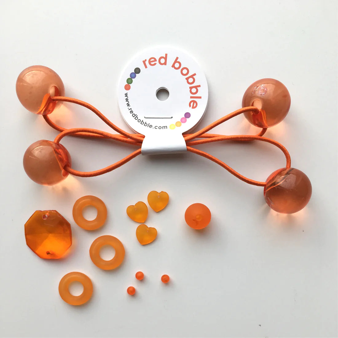 Ikatan Rambut Bobble 'Fanta Grin' Asli Oren