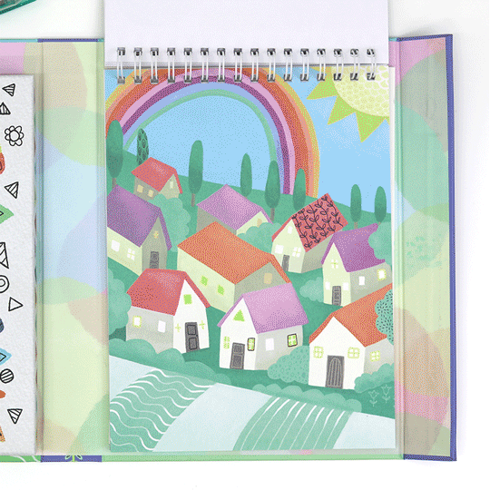 Achtsames Kritzeln – Friedliche Muster