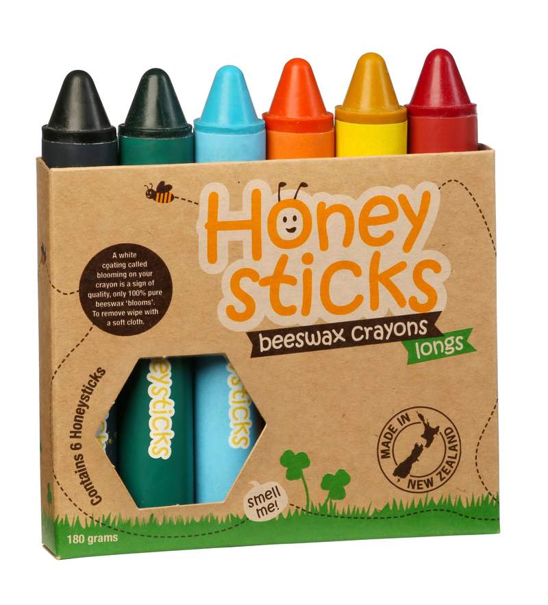 Honeysticks Beeswax Crayons Longs