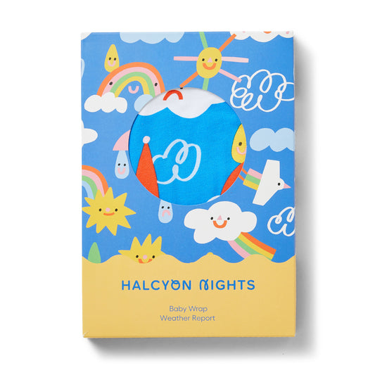 Halcyon Nights Baby Wrap – 'Weather Report'