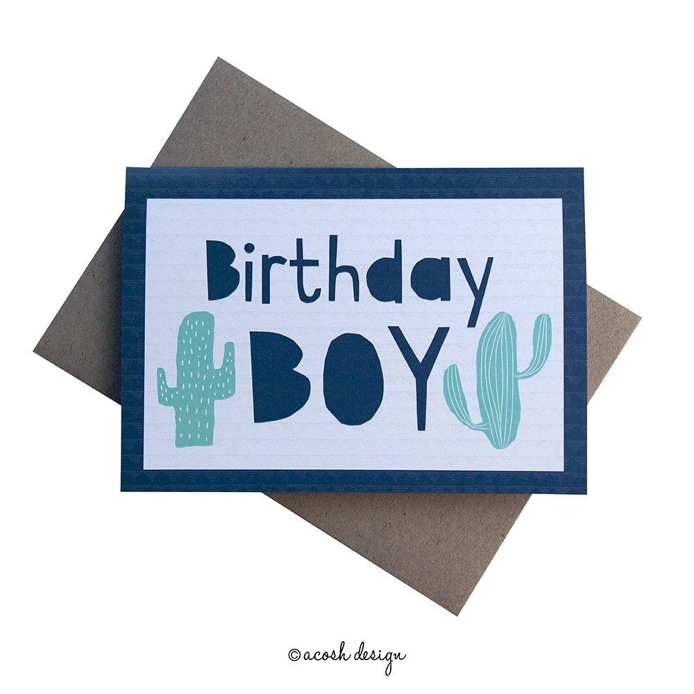 Birthday Cactus - Acosh Design - Hugs For Kids