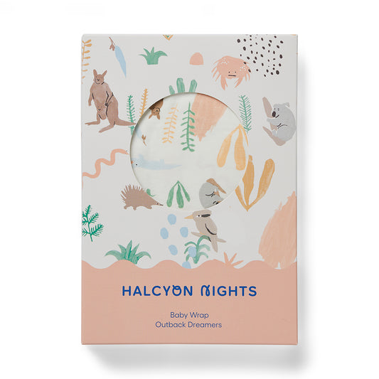 Halcyon Nights Baby Wrap 'Outback Dreamer'