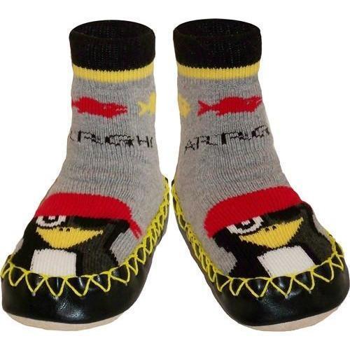 Swedish Moccasins - Pirate Penguin - Nowali - Hugs For Kids