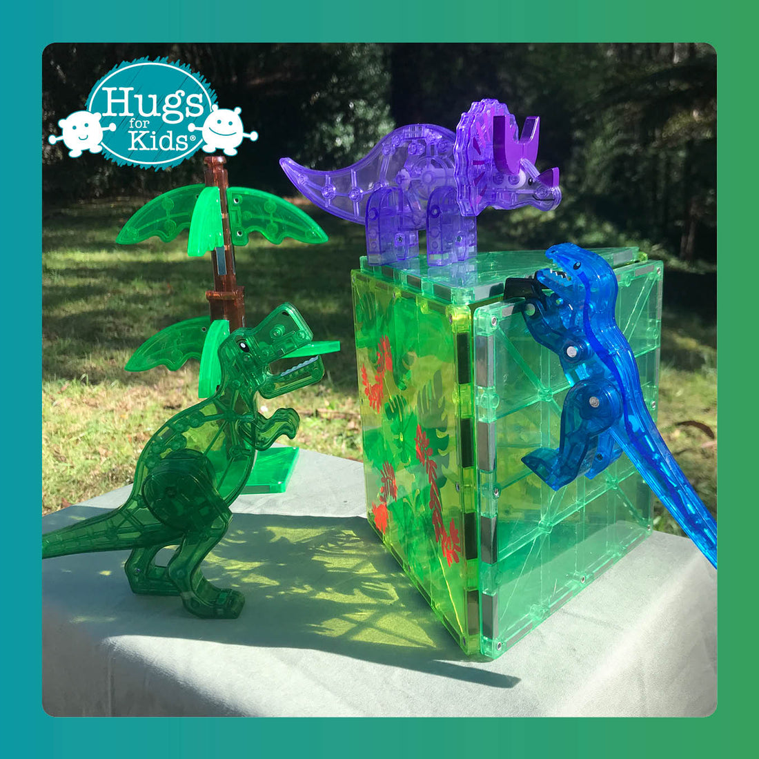 Roarsome fun with Magna-tiles Dino World XL!