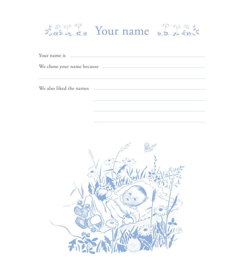 Your Elsa Beskow Baby Book – A Memory Book of Your First Years