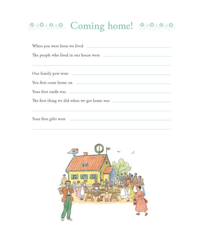 Your Elsa Beskow Baby Book – A Memory Book of Your First Years