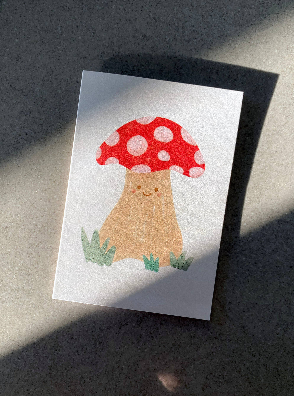 Mini Greeting Card - Mushroom