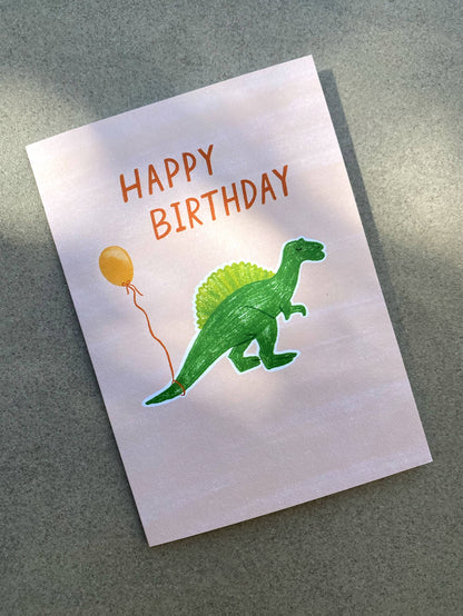 Birthday Card - Dinosaur