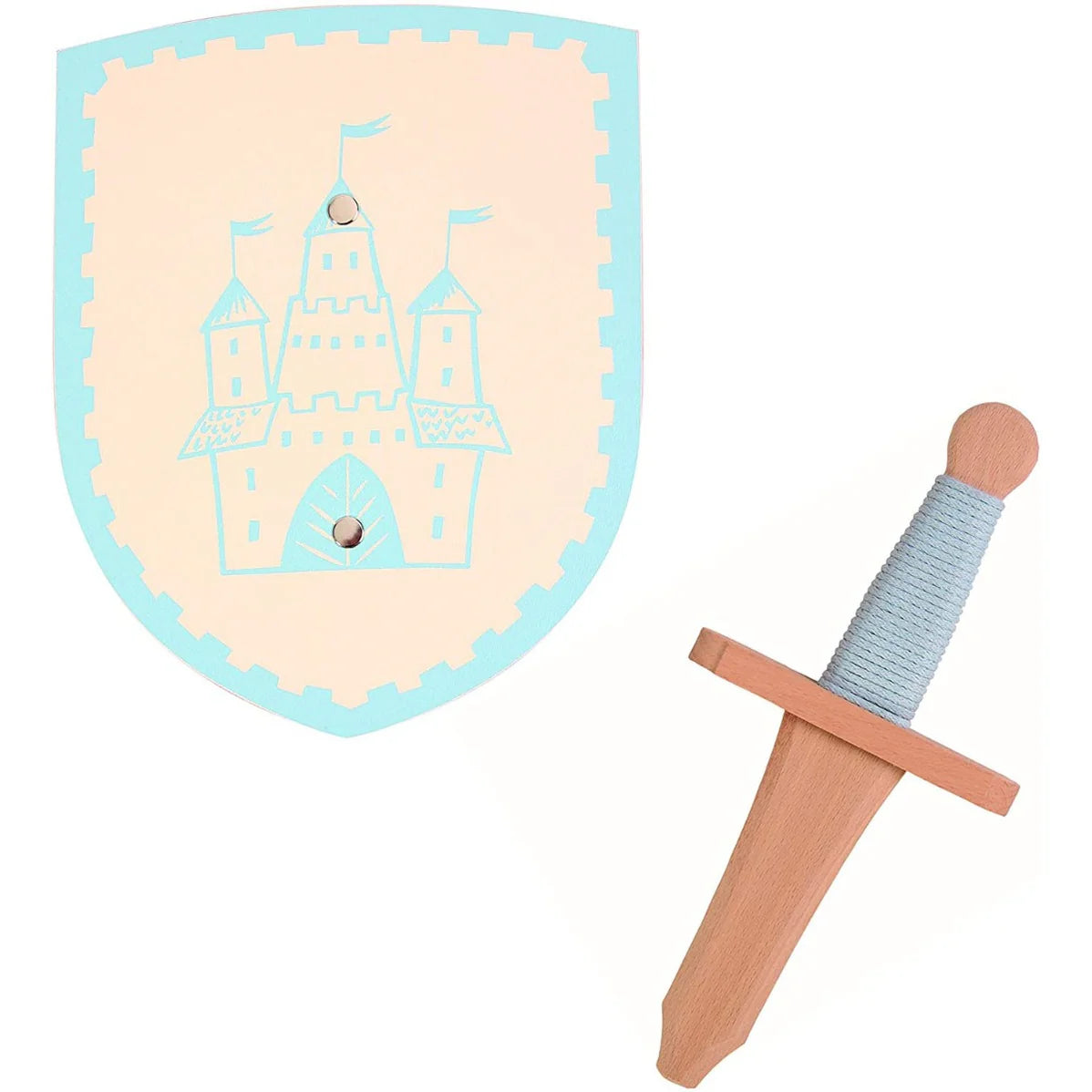 Mini Shield & Sword Set - Tristan - Castle – Hugs For Kids