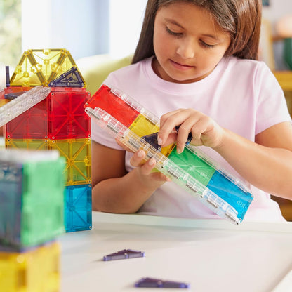 Magna-Tiles – Rail Racers Deluxe – 90 Piece Set