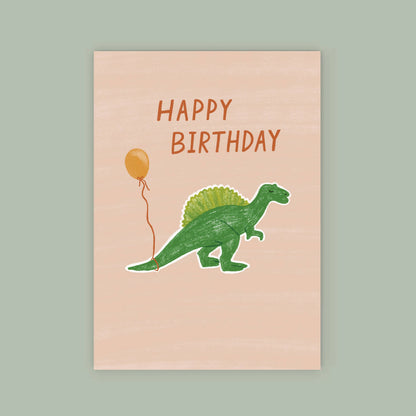 Birthday Card - Dinosaur