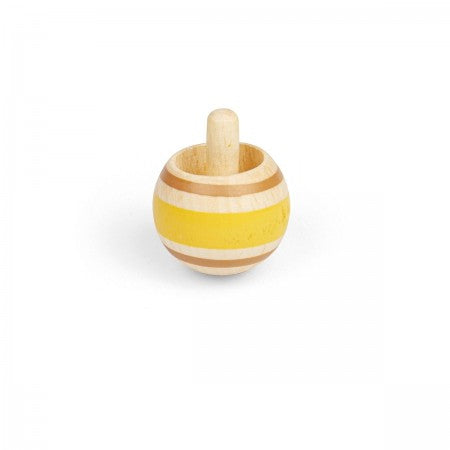 Wooden Turn-Over Spinning Top