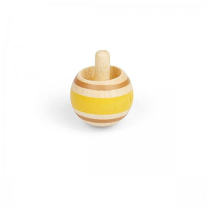 Wooden Turn-Over Spinning Top