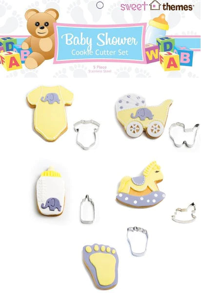 Baby Shower - 7 Piece Cookie Cutter Set