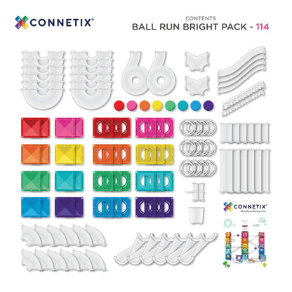 CONNETIX Ball Run Bright Pack 114 pc