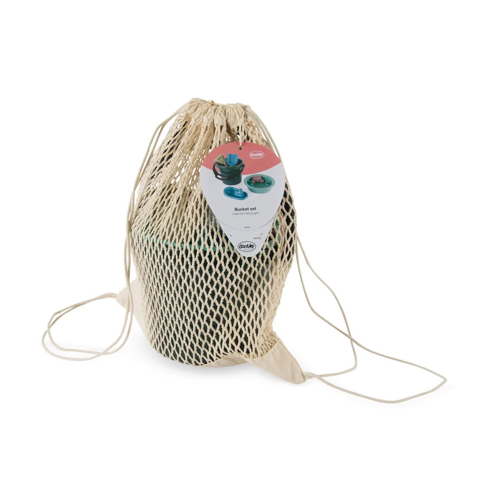'Blue Marine' - Bucket Set With Cotton Net - 6pc