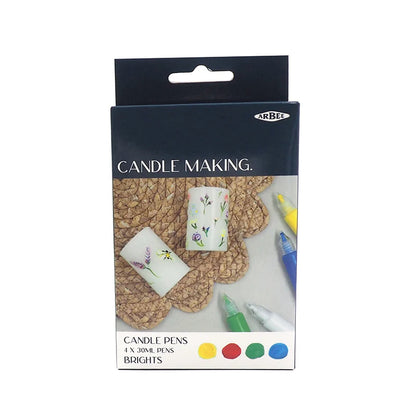 Candle Paint Pens – Brights 4pc