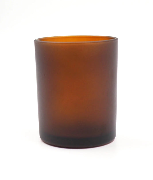 Candle Making Jar – Frosted Amber