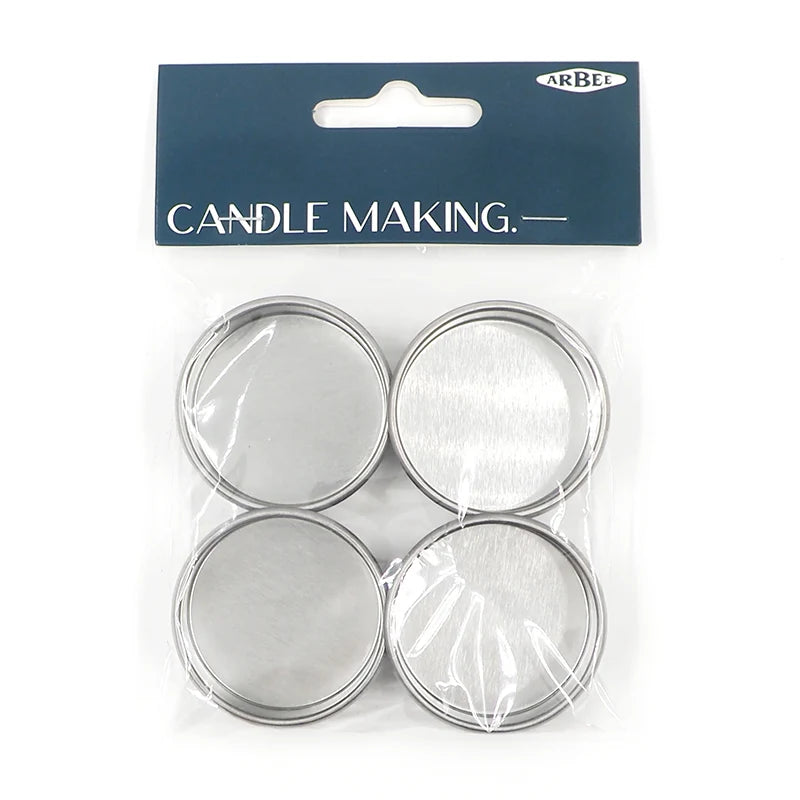 Candle Making - Metal Tealight Moulds 4pc