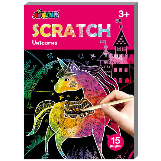 Unicorns Mini Scratch Book