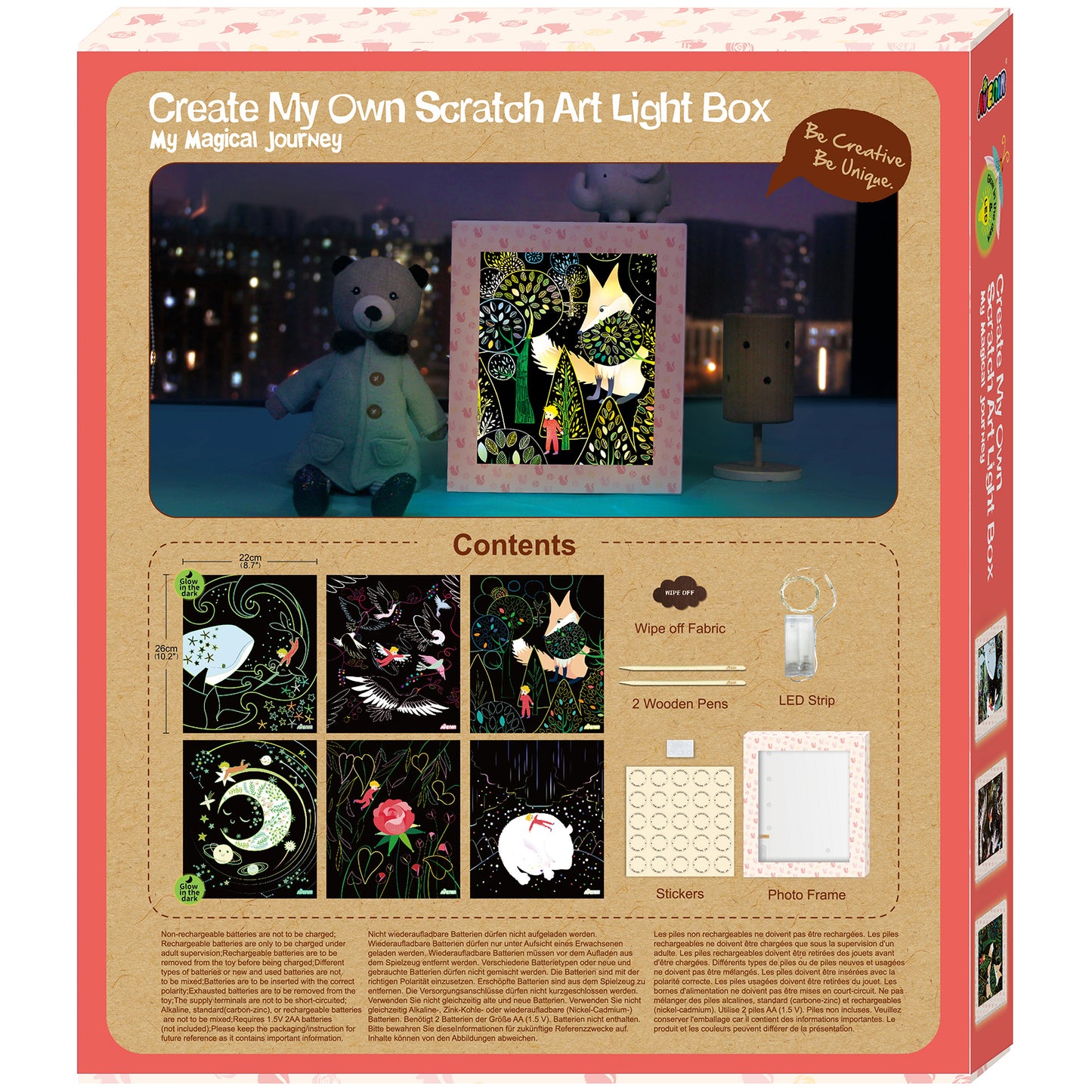 Create My Own Scratch Art Light Box – My Magical Journey
