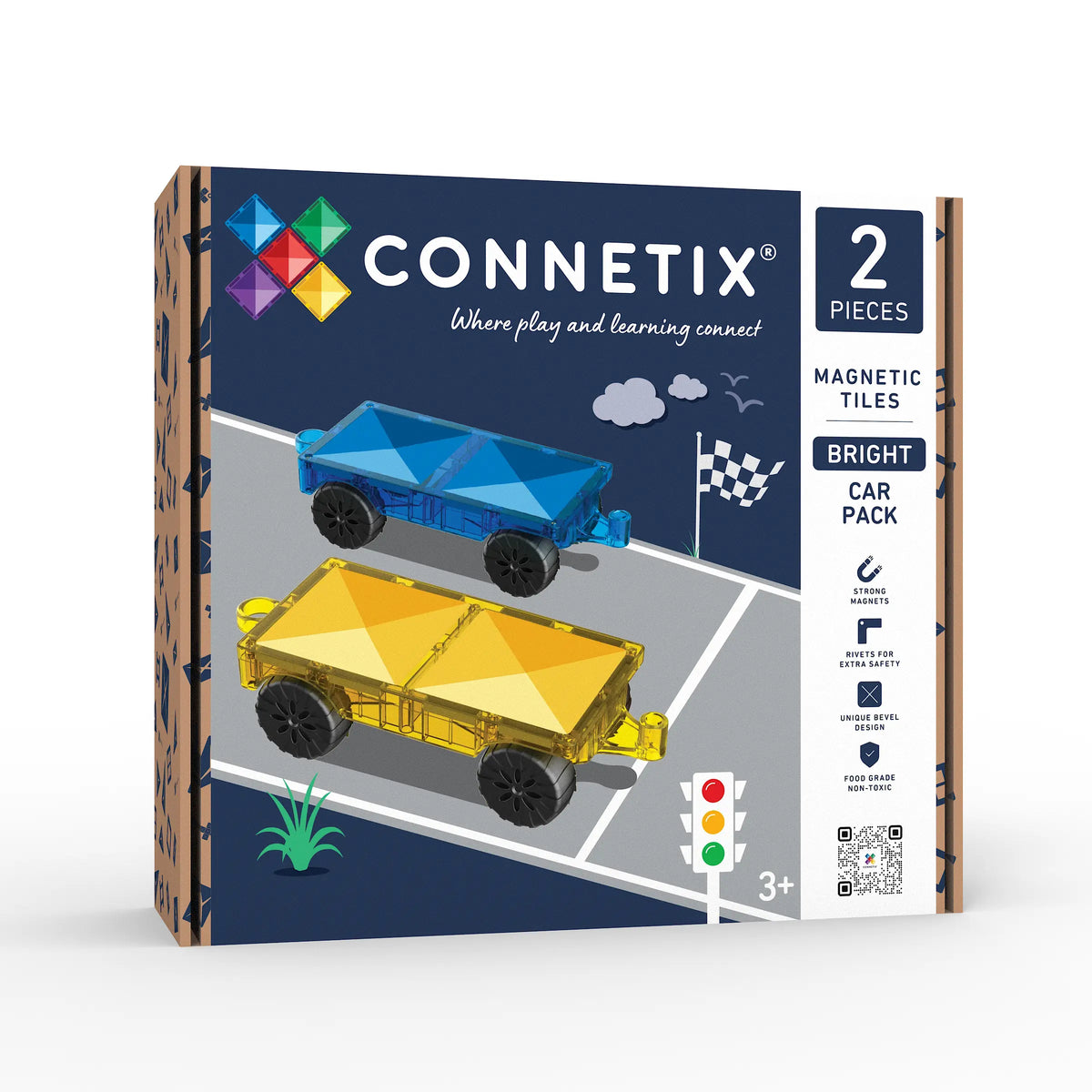 CONNETIX Bright Car Pack 2 pc