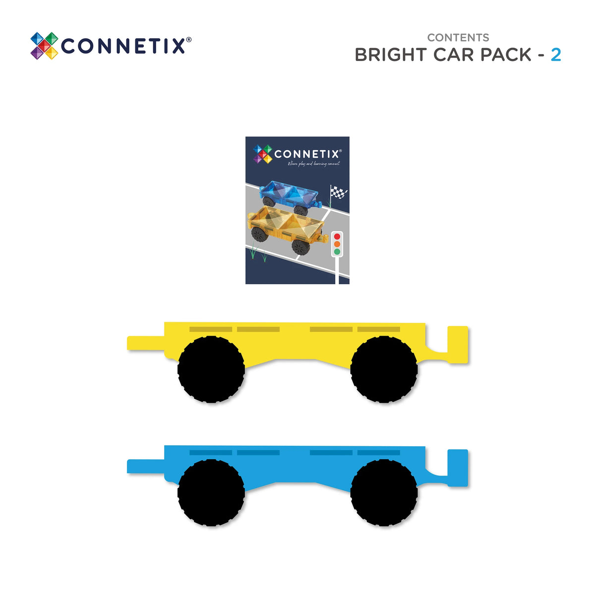 CONNETIX Bright Car Pack 2 pc
