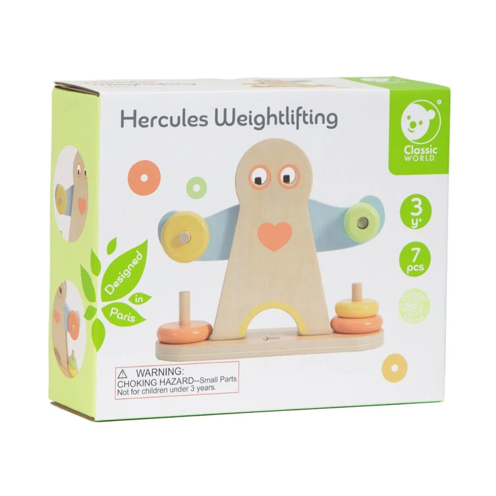 Hercules Weightlifting - Wooden Balancing Toy