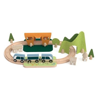 Little Train - Wooden Train Set - 40 pcs