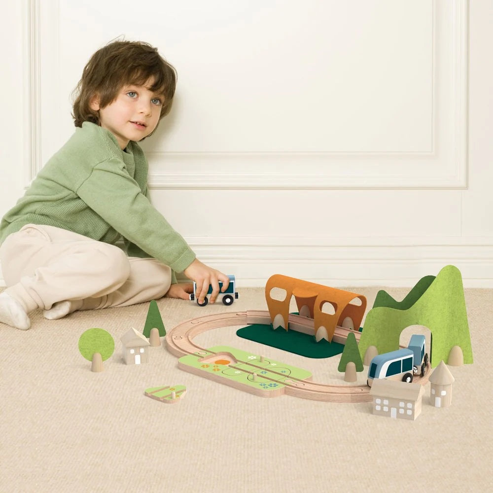 Little Train - Wooden Train Set - 40 pcs