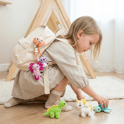 Crochet Keychain Kit - Curly Unicorn