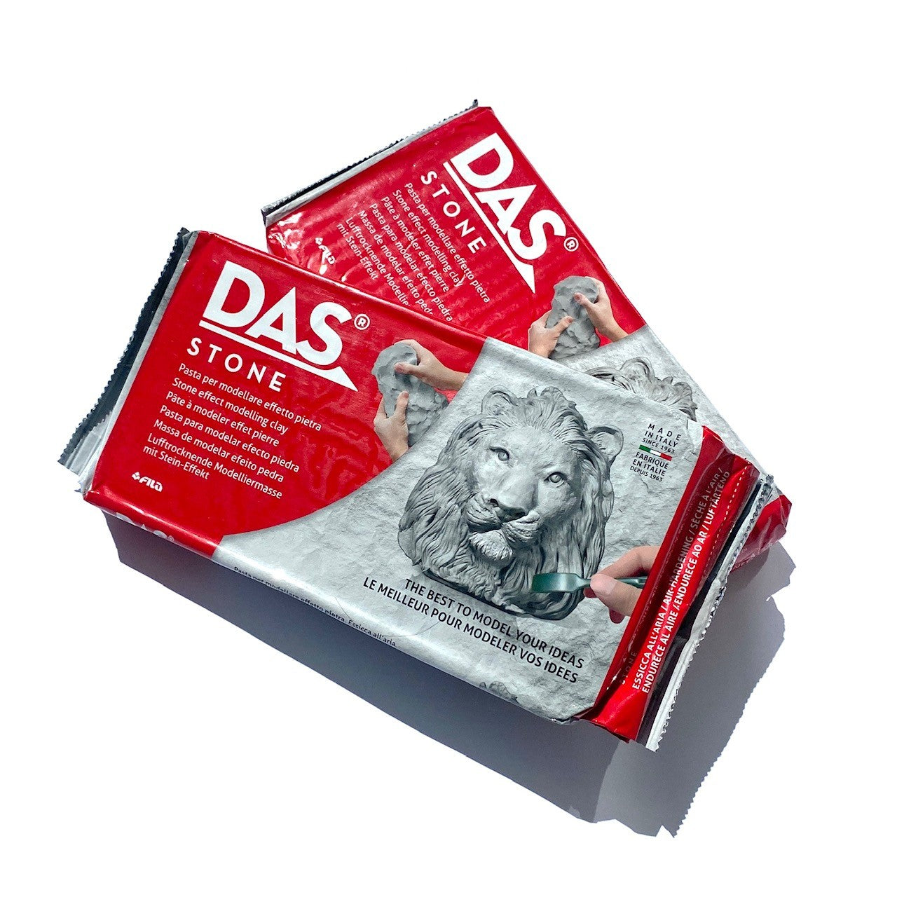 DAS Air-Dry Modelling Clay, 1kg, Stone